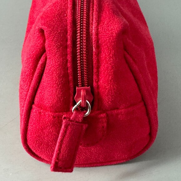 CHANEL Parfums Makeup Cosmetics Bag Pouch Travel Case, Red Velvet - Picture 8 of 13